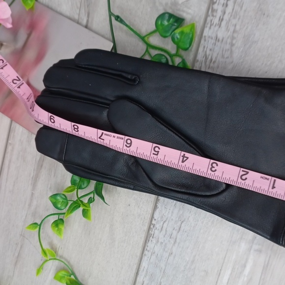 Michael Kors Leather Gloves Large NWT - Picture 9 of 10